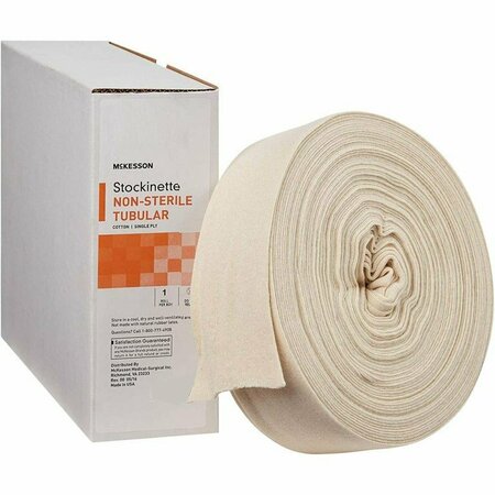 MCKESSON White Polyester Tubular Stockinette, 6 Inch x 25 Yard, 6PK 16-4TS-625